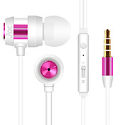 JTX JL-702 I öra Kabel Hörlurar Aluminum ...