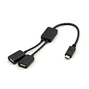 USB 3.1 Type C USB-C to Dual 2 Port Hub A...