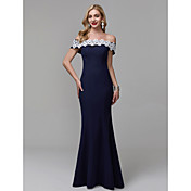 Mermaid / Trumpet Off Shoulder Floor Leng...