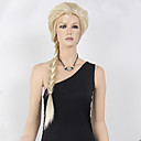 hesapli Akıllı Saatler-Sentetik Peruklar / Kost&amp;uuml;m Perukları Bukle Stil Bonesiz Peruk Sarışın Sarışın Sentetik Sa&amp;ccedil; Kadın&amp;#39;s &amp;Ouml;rg&amp;uuml;l&amp;uuml; Peruk Sarışın Peruk Uzun