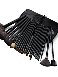 economico -32pcs Pennelli per il trucco Professionale Set pennelli da trucco Pennello di pony / Capelli sintetici / Cavallo Limita la formazione di funghi / Pennello di fibre artificiali