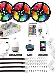 Led Wireless Track Light Lightinthebox Kwb Wifi Led Controller Wireless Smart Phone Controlled Light Strip Kit 5050 Lights 900 Leds 15m 3x5m Rgb Smd Waterproof