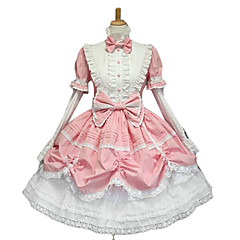 Jurken Gothic / Schattig / Klassiek en Tradtioneel Lolita Dames Roze Lolita-accessoires Strik Kleding Kant / Katoen / Punk Jurken Gothic / Schattig / Klassiek en Tradtioneel Lolita Dames Roze Lolita-accessoires Strik Kleding Kant / Katoen / Punk