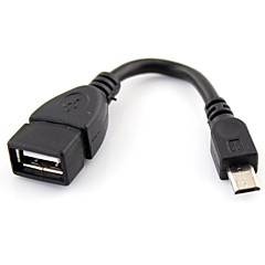 USB 2.0 A Female to Micro B Male Converter OTG Adapter Cable for Samsung HTC USB 2.0 A Female to Micro B Male Converter OTG Adapter Cable for Samsung HTC