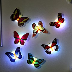 7 colori che cambiano farfalla led night light lampada di alta qualità 7 colori che cambiano farfalla led night light lampada di alta qualità