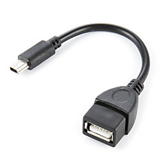 b-340 otg mini usb male naar usb female adapter (zwart) hoge kwaliteit, duurzaam b-340 otg mini usb male naar usb female adapter (zwart) hoge kwaliteit, duurzaam