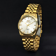 CHENXI® Herrn Quartz Japanischer Quartz Armbanduhr Armbanduhren für den Alltag Edelstahl Band Charme Gold CHENXI® Herrn Quartz Japanischer Quartz Armbanduhr Armbanduhren für den Alltag Edelstahl Band Charme Gold