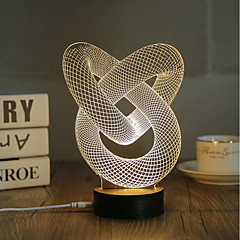 1set 3D noćno svjetlo USB Ukrasno 1set 3D noćno svjetlo USB Ukrasno