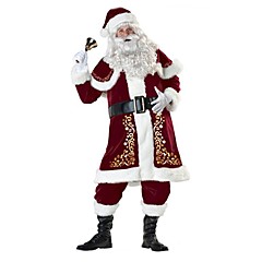 Costumi da Babbo Natale Babbo Natale Costume attrezzatura Per adulto Per uomo Natale Capodanno Mascherata Feste / vacanze Terylene Elastene Rosso Costumi carnevale Vintage Costumi da Babbo Natale Babbo Natale Costume attrezzatura Per adulto Per uomo Natale Capodanno Mascherata Feste / vacanze Terylene Elastene Rosso Costumi carnevale Vintage