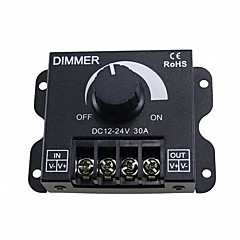 1pç 12 V / 24 V Acessório de lâmpada / Acessório Light Strip Regulador de Luz / Controle Alumínio para luz de tira do diodo emissor de luz 1pç 12 V / 24 V Acessório de lâmpada / Acessório Light Strip Regulador de Luz / Controle Alumínio para luz de tira do diodo emissor de luz