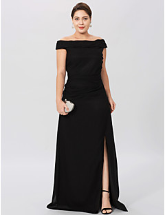 Floor Length Mother Of The Bride Dresses Search Lightinthebox Plus Size Sheath Column Off Shoulder Floor Length Chiffon Mother Of The Bride Dress With Pleats Split Front By Lan Ting