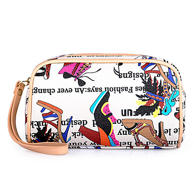 Luolanbag Shoes Pattern Cosmetic Wallet Clutch Bag
