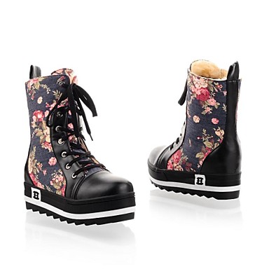 flat round toe boots