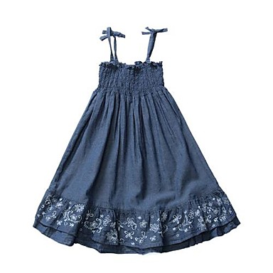 Girl's Cotton Dress , Summer Sleeveless 1752827 2018 – $34.18