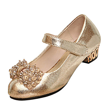 Girl's Shoes Wedding Shoes Comfort/Mary Jane/Round Toe Heels Wedding ...