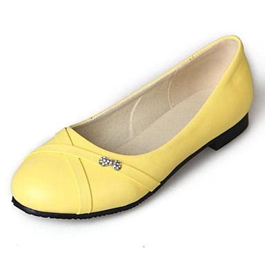 Women's Spring / Summer Comfort / Round Toe Leatherette Dress Flat Heel ...