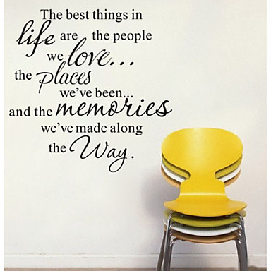 Wall Stickers Wall Decals, English Words & Good English Sentence PVC ...