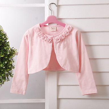 Kids Wraps Long Sleeve Lace/Polyester Sweet Lovely Rose Party/Casual ...