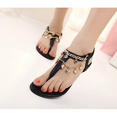 Toe and Ankle Strap Two Tone Flat Sandals Kylee-13B/NA â UOIOnline.com: Women's Clothing 