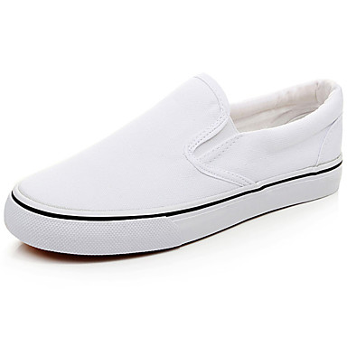 Men's Canvas Spring / Summer Comfort Loafers & Slip-Ons White 6256359 ...