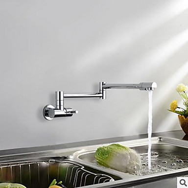 robinet de cuisine  mitigeur un trou chrome pullout