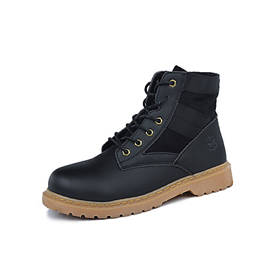 Men's Shoes Fabric Spring / Fall Comfort Sneakers Black / Blue / Khaki Men's Shoes Fabric Spring / Fall Comfort Sneakers Black / Blue / Khaki