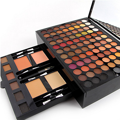  MISS ROSE 180 cores Sombra para Olhos / Kit de sombra de olhos / PÃ³s Blush / Iluminador / efeito bronzeado Fashion Longa DuraÃ§Ã£o Maquiagem para o Dia A Dia Maquiagem CosmÃ©tico