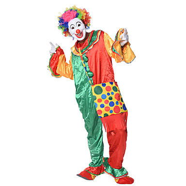 Burlesque Clown Circus Cosplay Costume Party Costume Men's Party ...