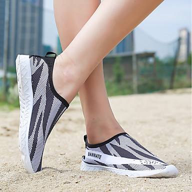 les tulle chaussures de femme de tulle les / pu (polyuréthane) printemps / été du confort des mocassins et glisser ons croûton blanc / noir 26b7e6 les tulle chaussures de femme de tulle les / pu (polyuréthane) printemps / été du confort des mocassins et glisser ons croûton blanc / noir 26b7e6