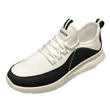 Men's Shoes Tulle Summer Comfort Athletic Shoes Running Shoes / Walking Shoes Black / White / Blue Men's Shoes Tulle Summer Comfort Athletic Shoes Running Shoes / Walking Shoes Black / White / Blue