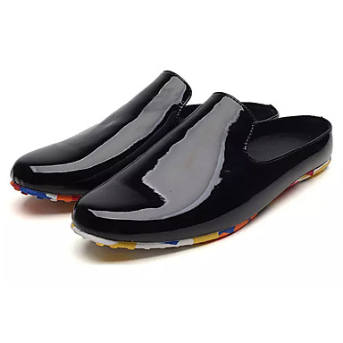 Men's Shoes PU(Polyurethane) Summer Light Soles Clogs & Mules Gold / Black / Silver Men's Shoes PU(Polyurethane) Summer Light Soles Clogs & Mules Gold / Black / Silver