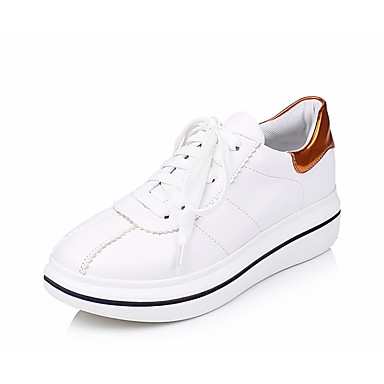 Women's Shoes PU(Polyurethane) Spring & Summer Comfort Sneakers Creepers Orange / Silver / Blue Women's Shoes PU(Polyurethane) Spring & Summer Comfort Sneakers Creepers Orange / Silver / Blue