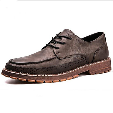 Men's Shoes Nappa Leather Spring Comfort Oxfords Black / Brown / Wine Men's Shoes Nappa Leather Spring Comfort Oxfords Black / Brown / Wine