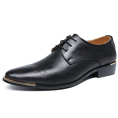Men's Formal Shoes Faux Leather Fall & Winter Business Oxfords Non ...