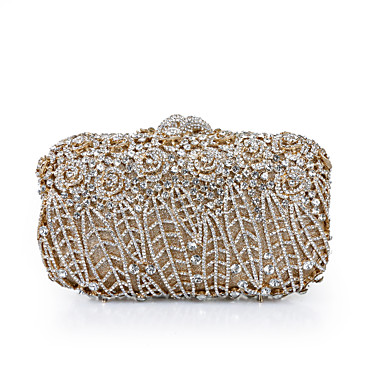 Women S Crystals Hollow Out Alloy Evening Bag Rhinestone Women S Crystals Hollow Out Alloy Evening Bag Rhinestone