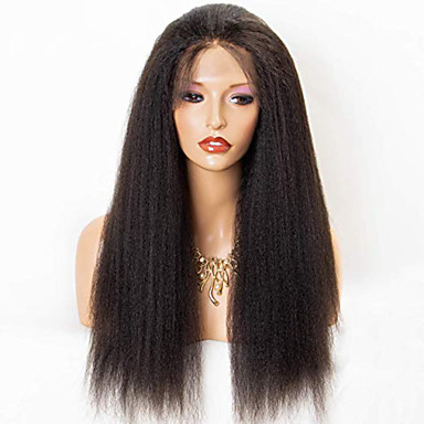 Remy Human Hair Full Lace Lace Front Wig Style Brazilian Hair