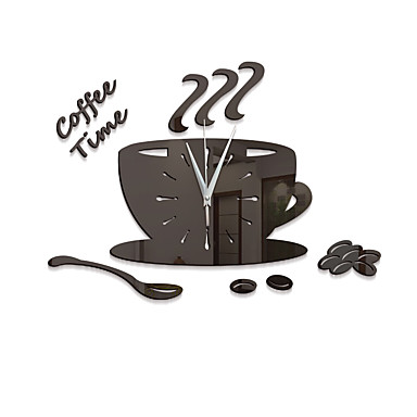 baratos Relógios de Parede-Contemporâneo Moderno Fashion Acrílico Irregular Interior