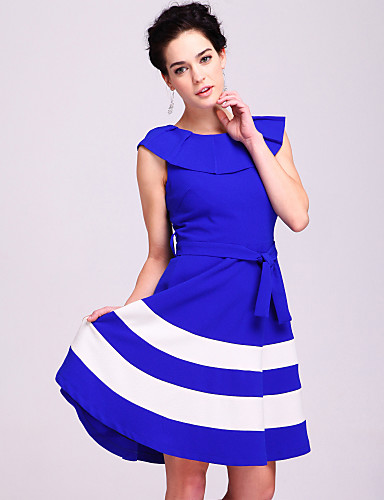 TS Crimp Collar Striped Dress (More Colors) 254115 2018 – $49.99