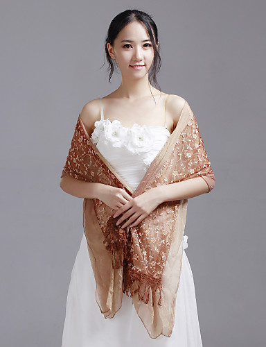 tulle shawls