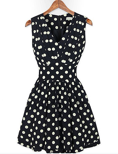 MFL Black Polka Dot Sleeveless Dress 817875 2018 – $6.29