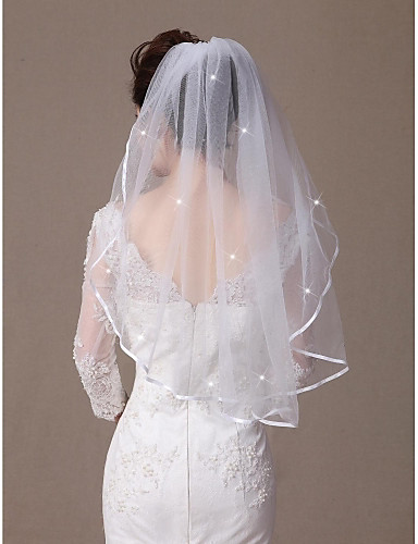 Scattered Crystals Style Wedding Veils Search Lightinthebox