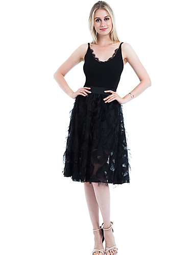 Full Skirt Party Cocktail Dress